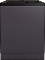 Style Line Тумба с кварцевой раковиной антрацит Моно 50 графит нубук